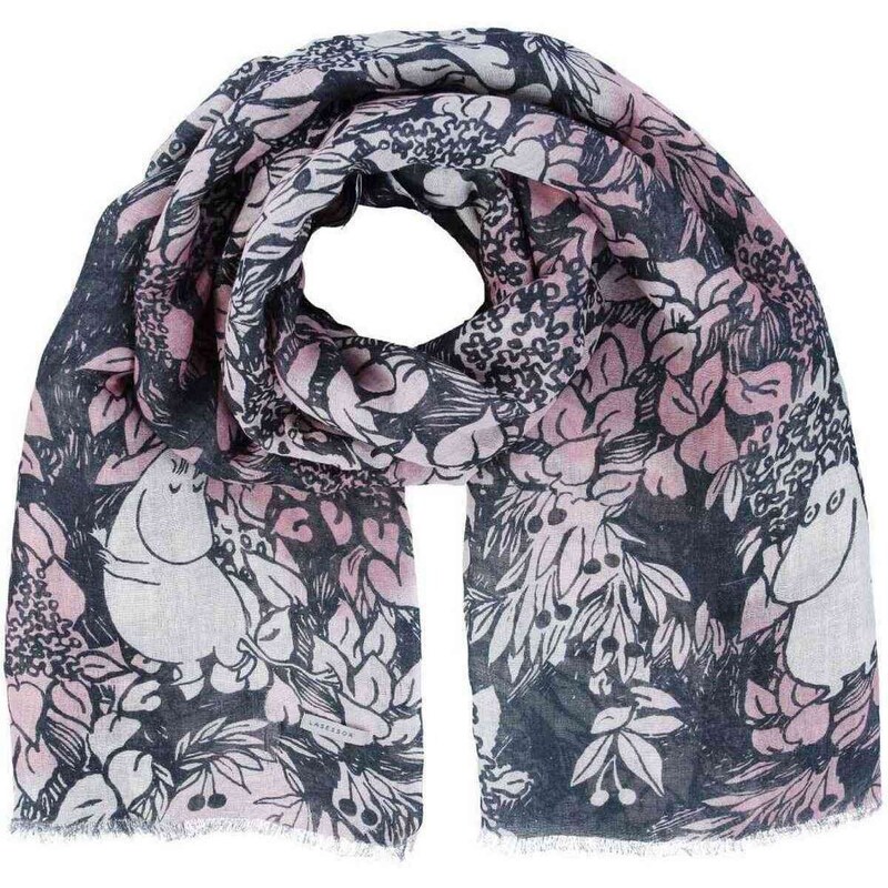 Lasessor Finsko Lněný šátek Finn Family rosa 70x200 105688227