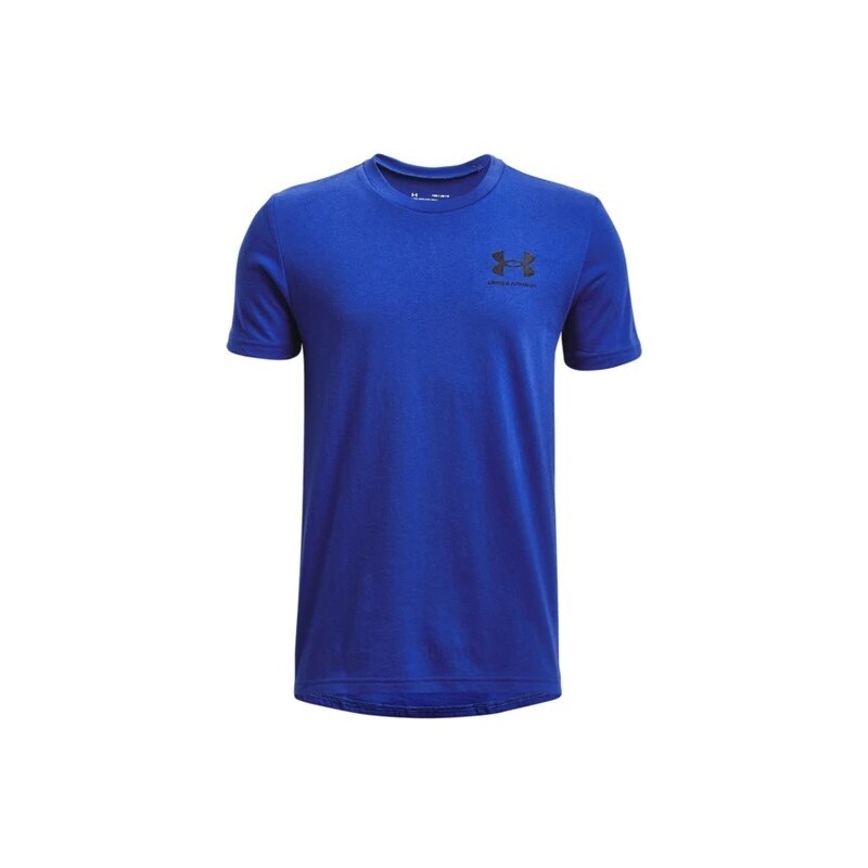 Triko Under Armour UA SPORTSTYLE LEFT CHEST SS-BLU 1363280-486