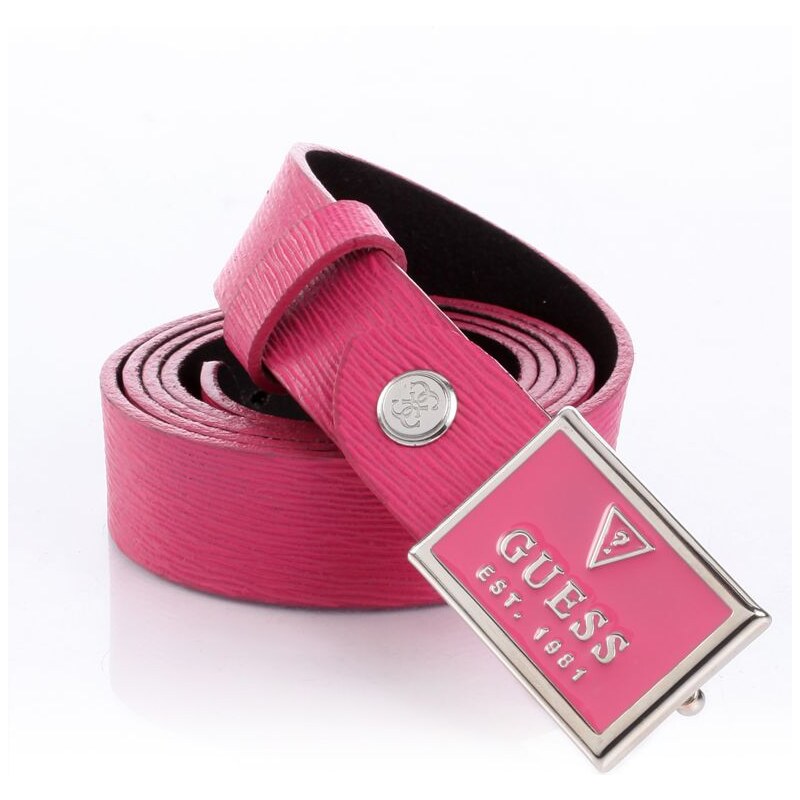 Guess Field Of Dreams Patch Logo Leather Belt