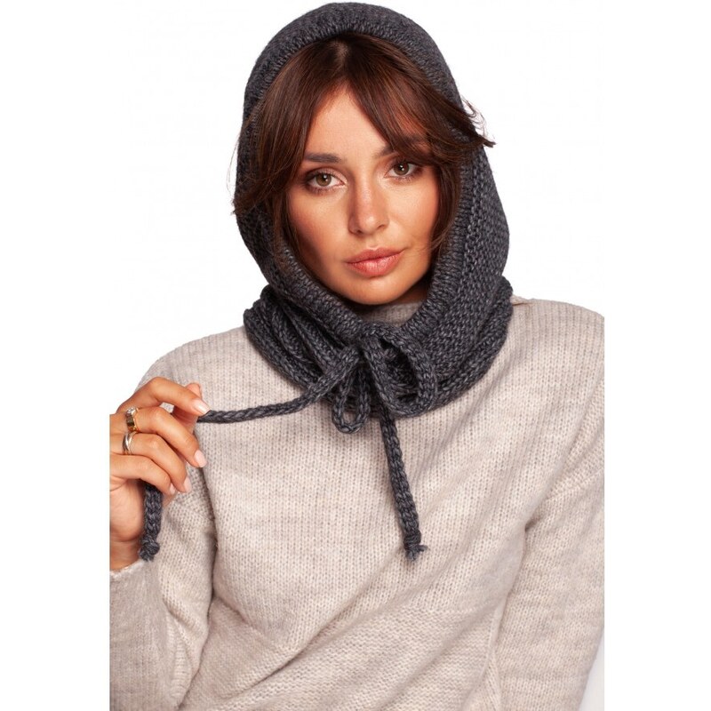 BeWear BK095 Pletená kukla - grafitová 105391402