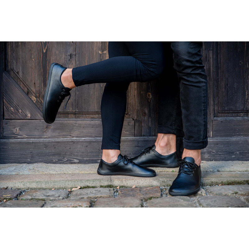 Ahinsa Shoes Ananda Comfort pánské polobotky černé