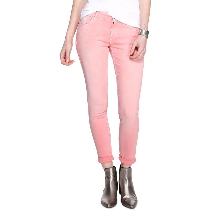 s.Oliver Twill jeggings in a pastel shade