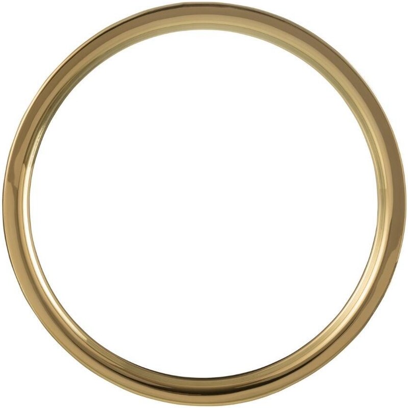 Zlatý skleněný podnos J-Line Orbis 32 cm