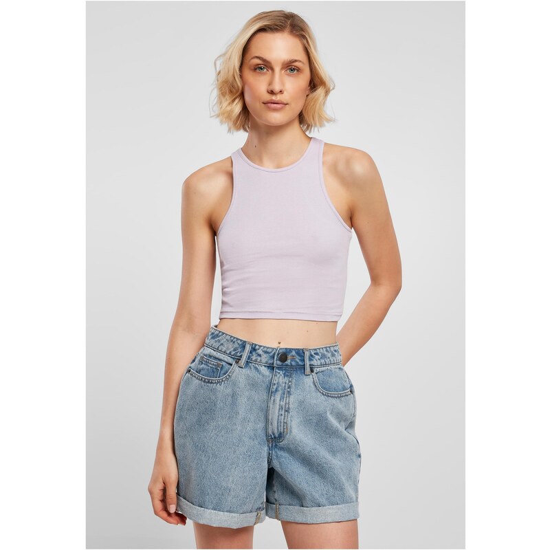 UC Ladies Ladies Cropped Rib Top lila