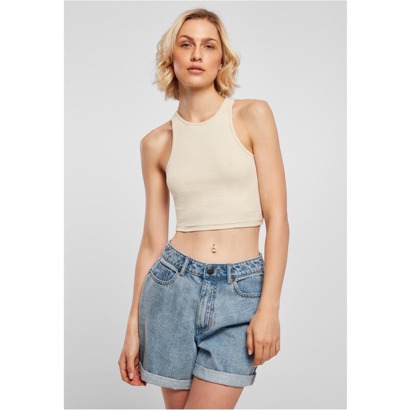 Urban Classics Dámská měkká tráva Cropped Rib Top