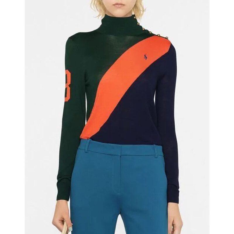 RALPH LAUREN SASH TN PO-LONG SLEEVE-PULLOVER