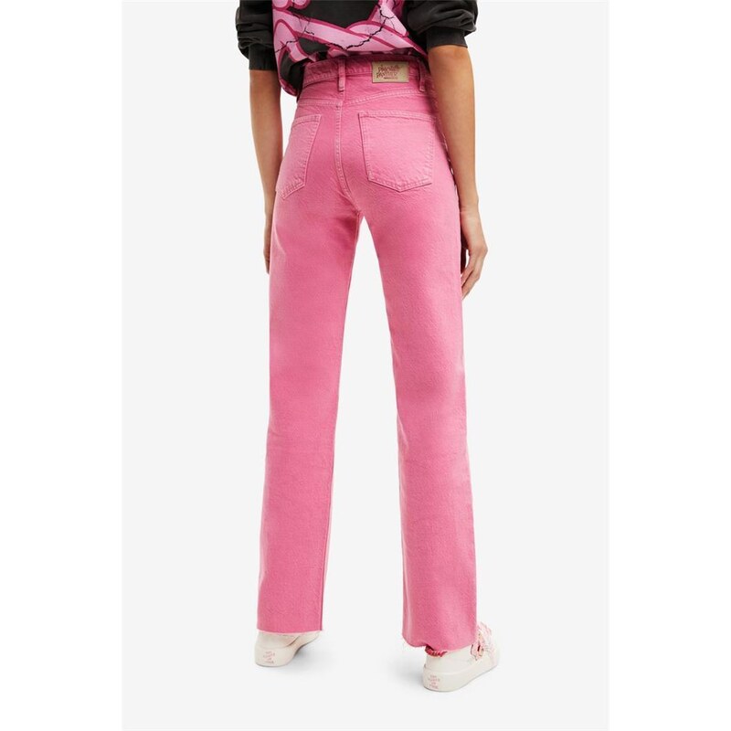 jeansy Desigual Pink Pink Panther turosa