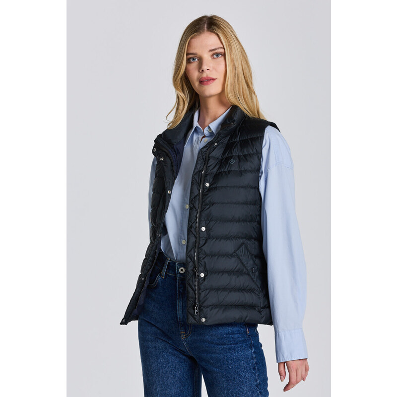 VESTA GANT LIGHT DOWN GILET černá XS