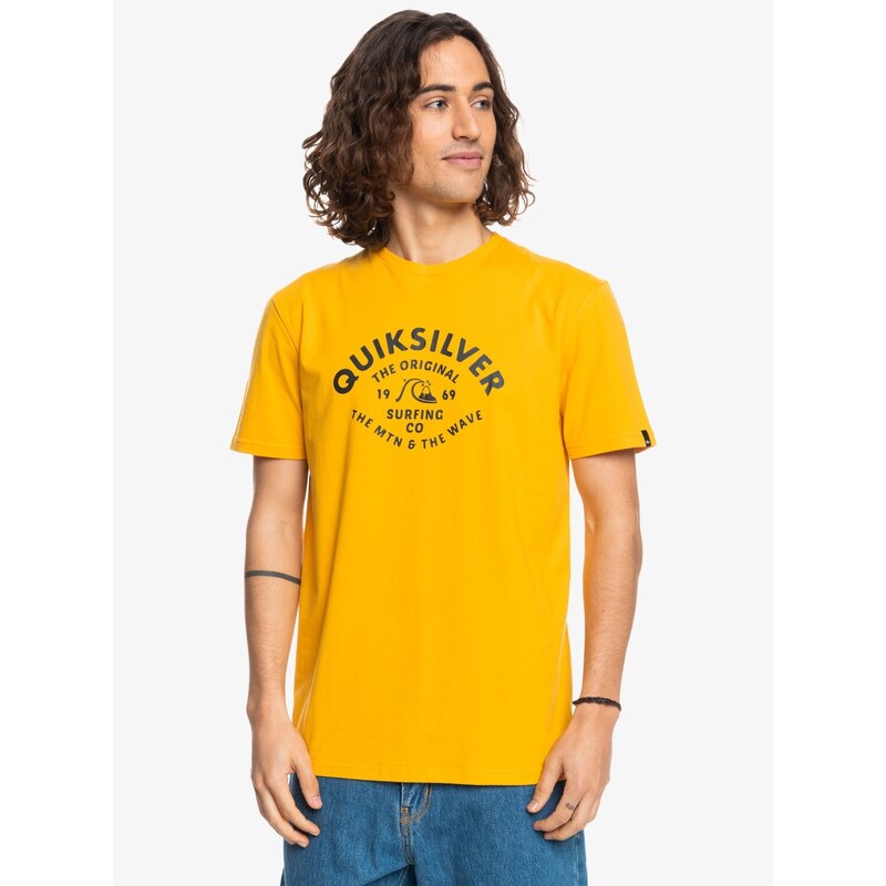 Quiksilver Scripttalkfront m tees Yellow