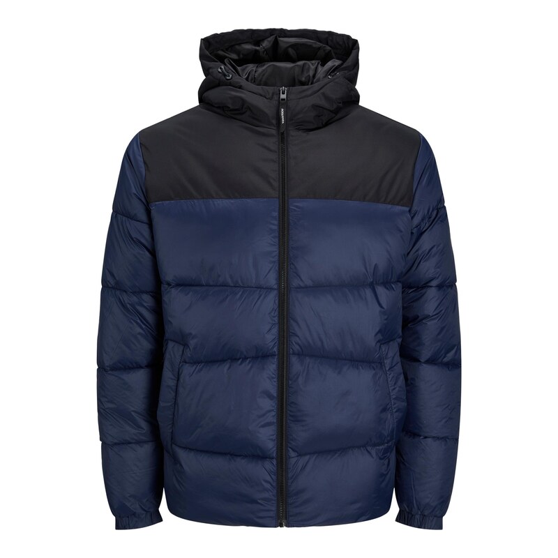 JACK & JONES Zimní bunda Chili námořnická modř / černá