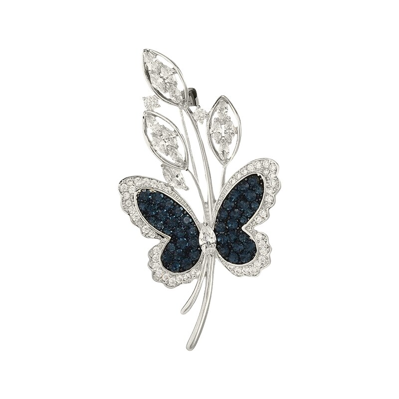Éternelle Luxusní brož Swarovski Elements Elaina - motýl