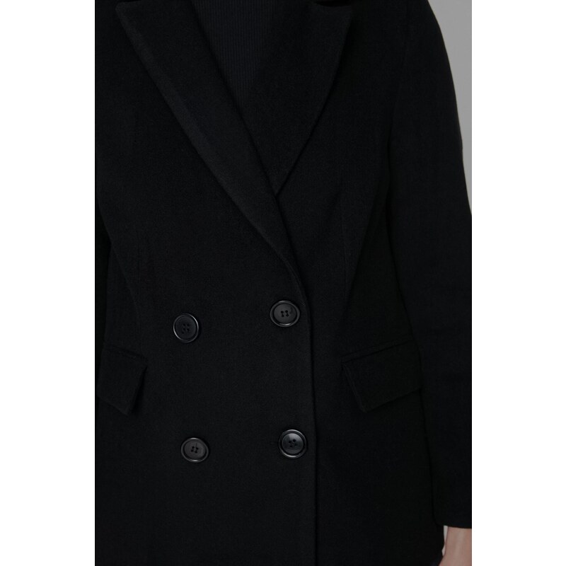 Trendyol Black Woven Blazer Jacket