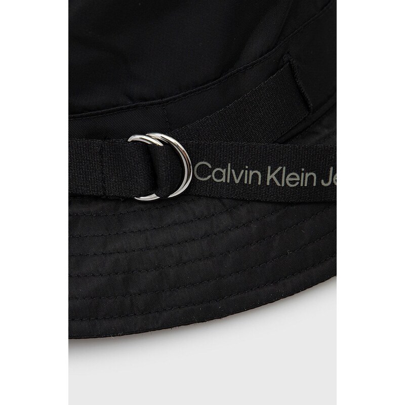Klobouk Calvin Klein Jeans černá barva