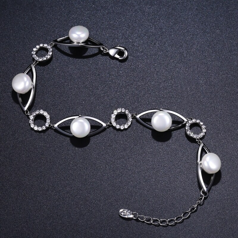 Victoria Filippi Perlový náramek se sladkovodní perlou a zirkony Moises