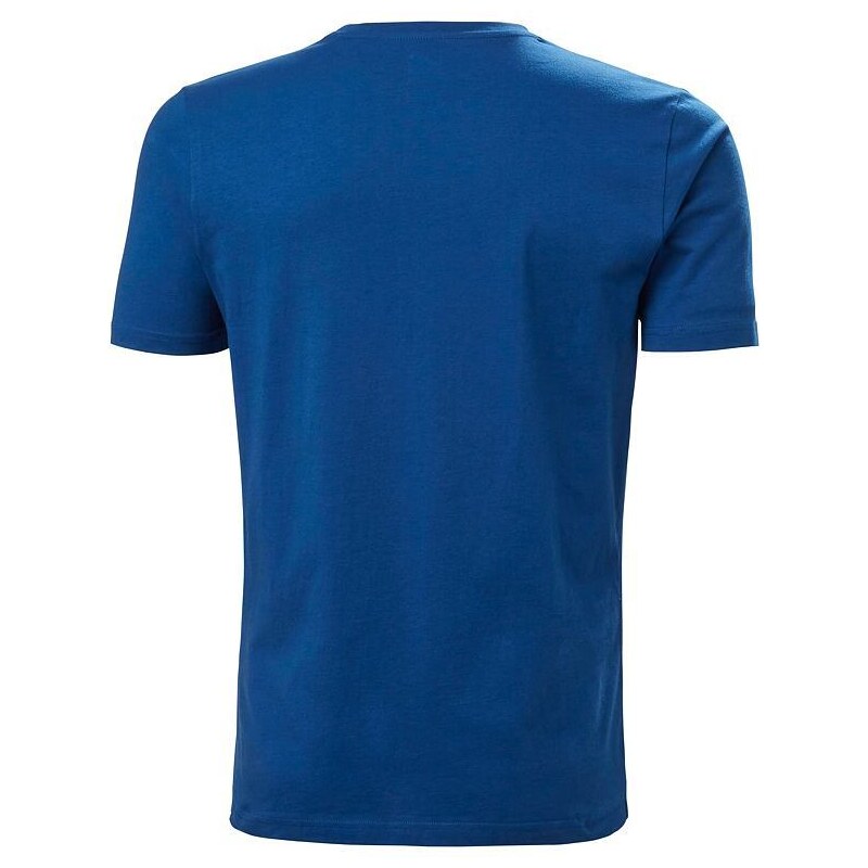 Pánské triko HELLY HANSEN HH LOGO T-SHIRT 606 DEEP FJORD