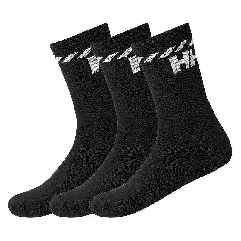 Ponožky HELLY HANSEN COTTON SPORT SOCK 3PK 990 BLACK