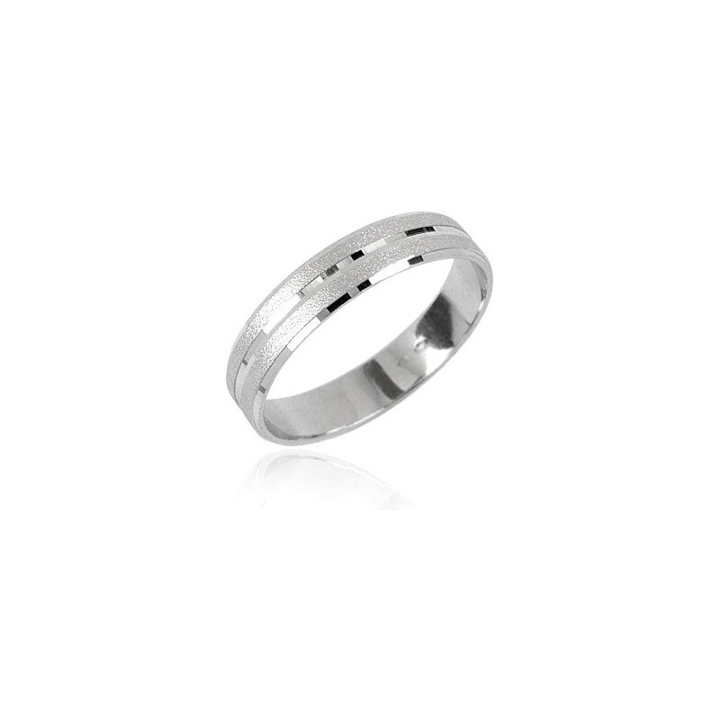 Silvego Stříbrný snubní prsten BSG21532 57 mm