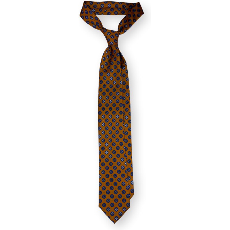 Kolem Krku Tmavě oranžová kravata Soft Silk