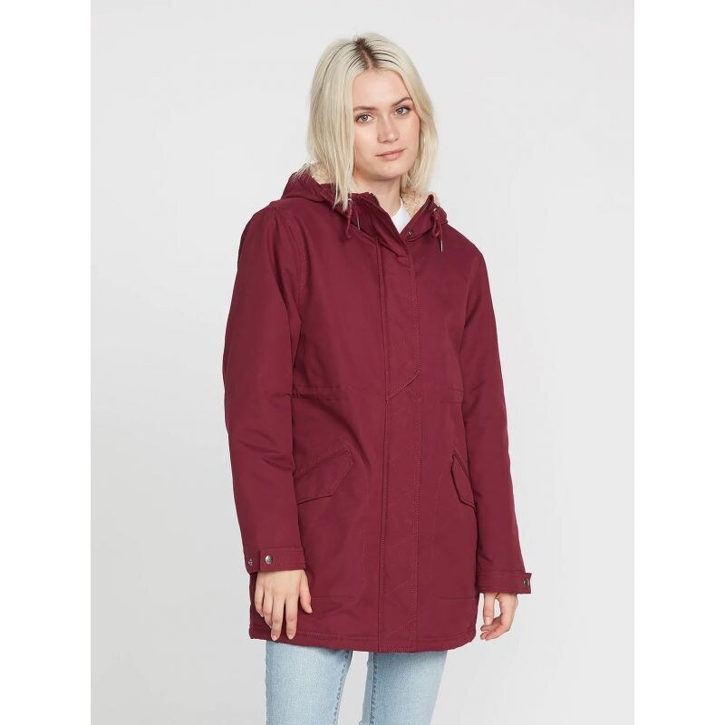 Volcom BUNDA VOCOM ess Is More 5K Parka WMS - vínová - 73649397