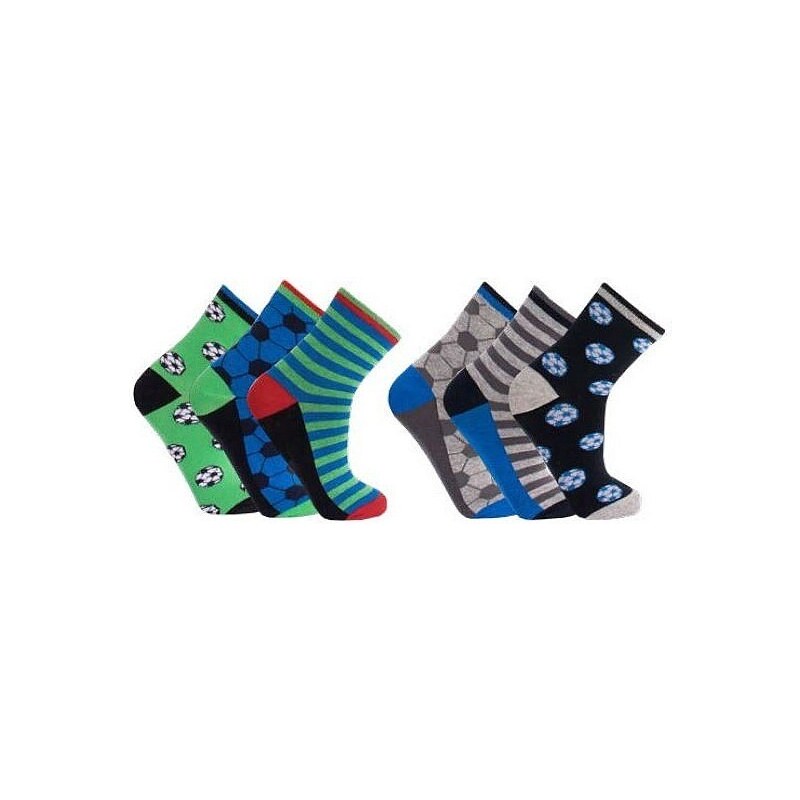 FOTBAL dětské sportovní barevné ponožky TRENDY SOCKS 23-26