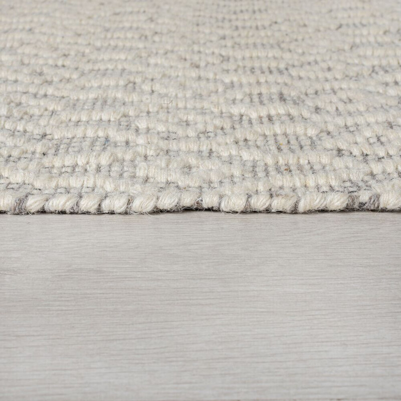 Flair Rugs koberce Kusový koberec Nur Wool Dream Grey/Ivory - 80x150 cm