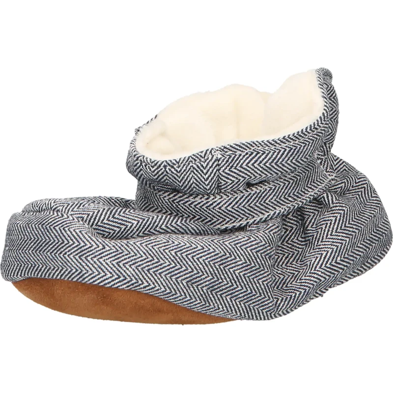 EN FANT Pantofle námořnická modř / koňaková / bílá