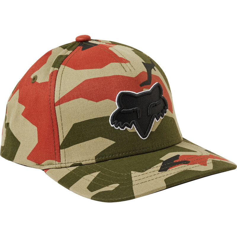 Dětská kšiltovka Fox Racing Youth Epicycle 110 Snapback - Green Camo - OS