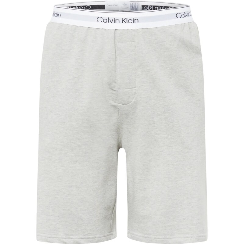 Calvin Klein Underwear Pyžamové kalhoty šedá / šedý melír / černá / bílá