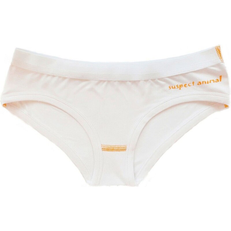 Suspect Animal Dětské funkční kalhotky Bikini HAWAII bílá Bamboo Ultra - Oranžová / 140