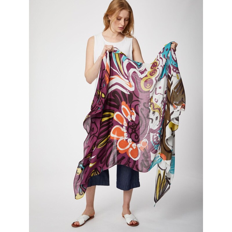 Thought Fashion UK Bambusový maxi šátek Veneziana Sarong 100x180 48511887