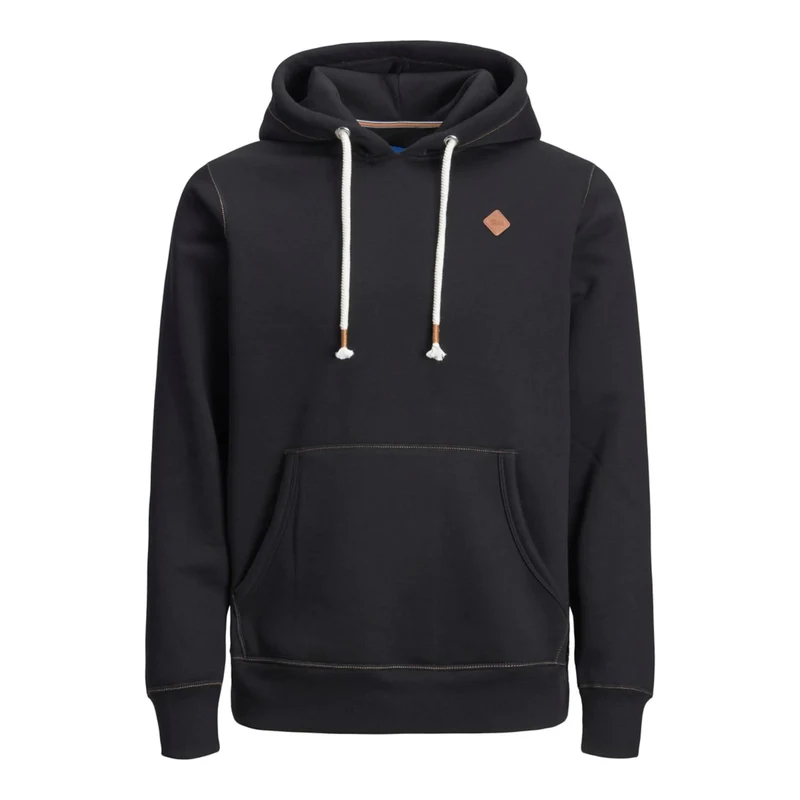 JACK & JONES Mikina hnědá / černá / bílá