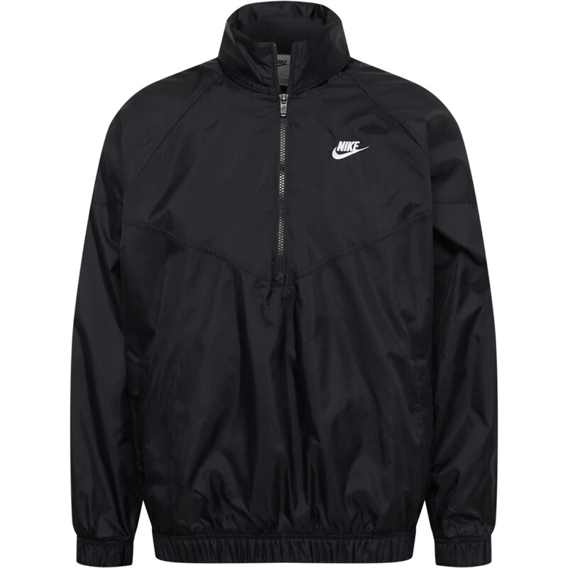 Nike Sportswear Přechodná bunda 'Windrunner' černá / bílá