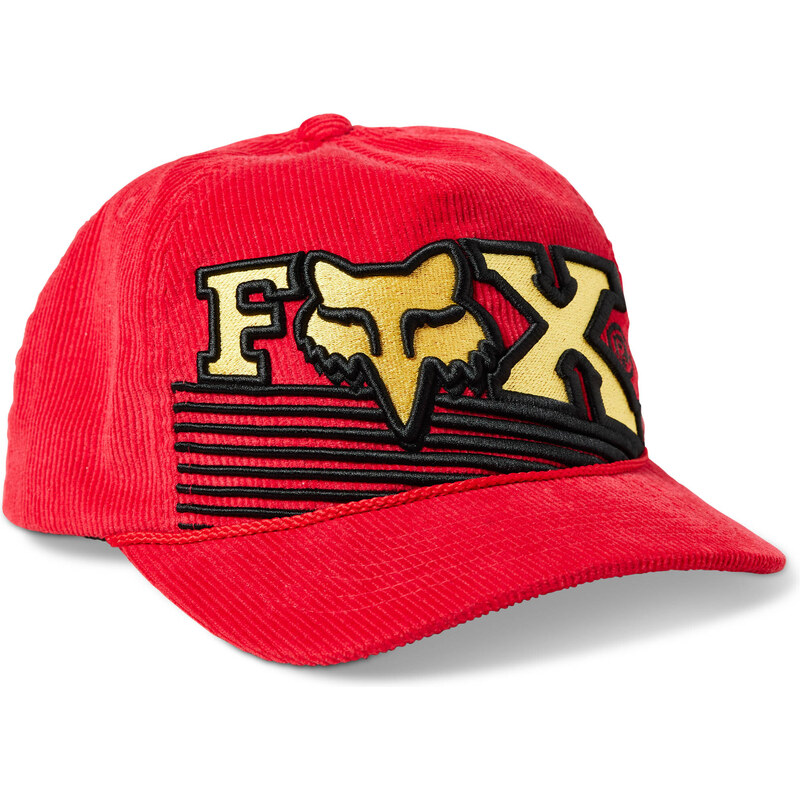 Pánská kšiltovka Fox Burm Snapback Hat - Flame Red