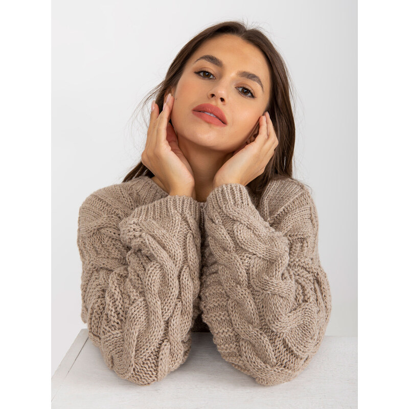 RUE PARIS Sweater-LC-SW-8044.06X-beige