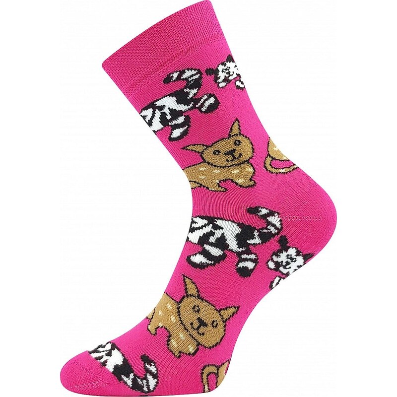 BOMA froté dívčí ponožky Sibiř-B kočky