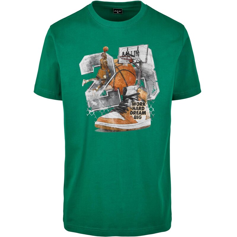 MT Men Pánské tričko Vintage Ballin - zelené