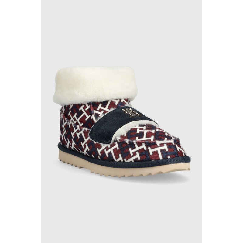 Pantofle Tommy Hilfiger Boot Slipper Monogram