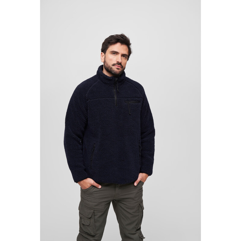 Pánská mMikina Brandit Teddyfleece Troyer
