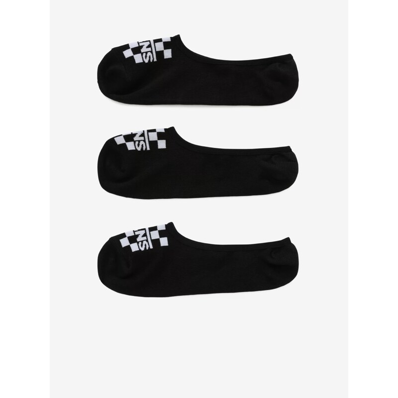 Sada tří párů ponožek v černé barvě VANS - Pánské