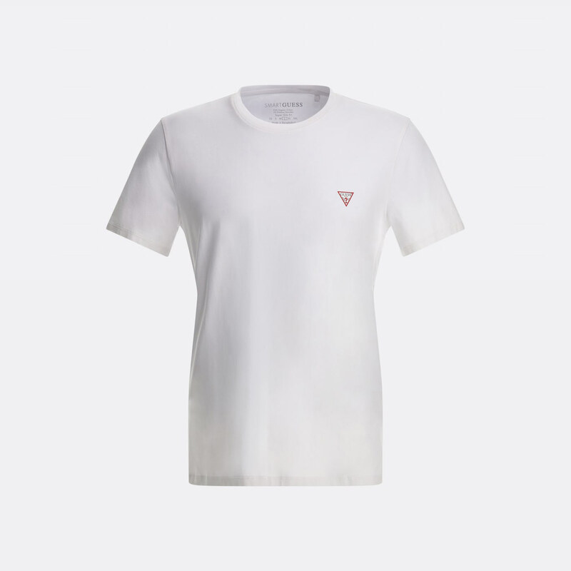 Pánské Tričko s krátkým rukávem GUESS CN SS CORE TEE STR M2YI24J1311-G011 – Bílá