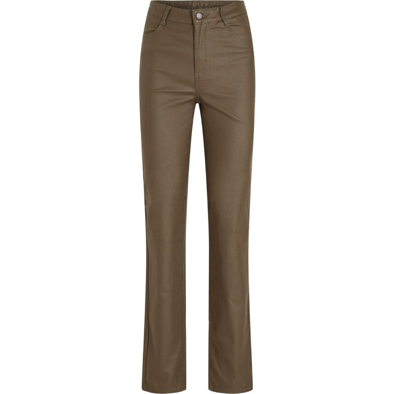 VILA Kalhoty COMMIT khaki