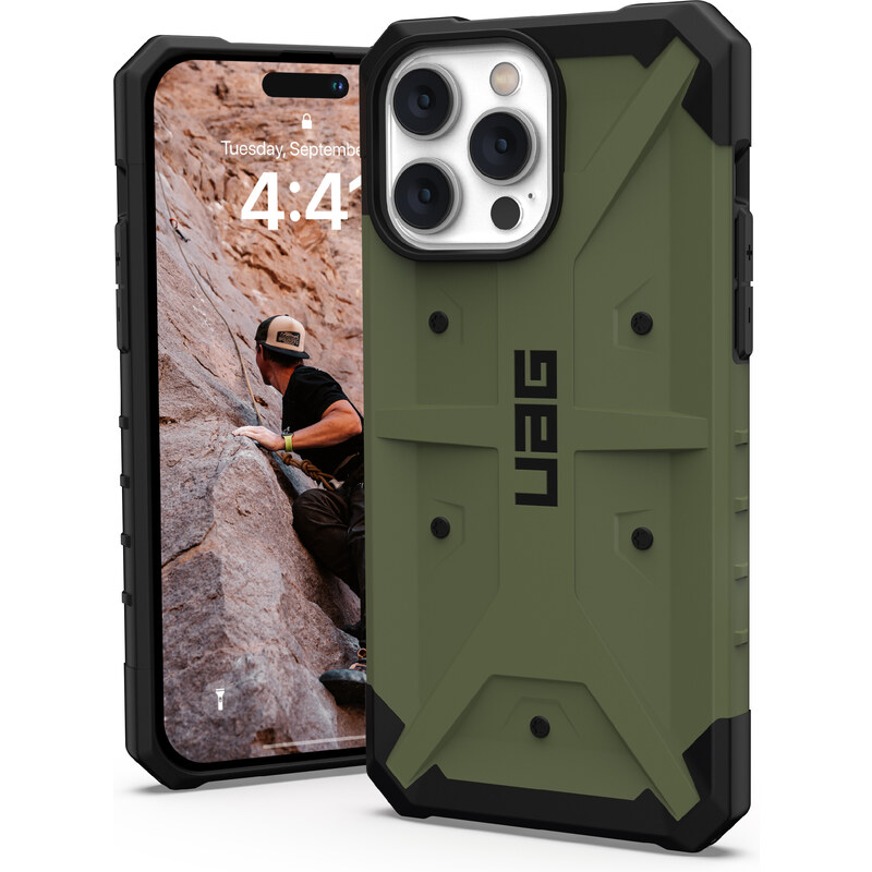 Urban Armor Gear Ochranný kryt pro iPhone 14 Pro MAX - UAG, Pathfinder Olive