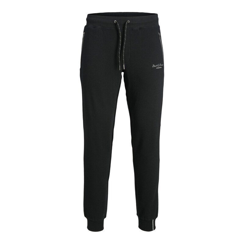 JACK & JONES Kalhoty Gorden Berg šedá / černá / bílá