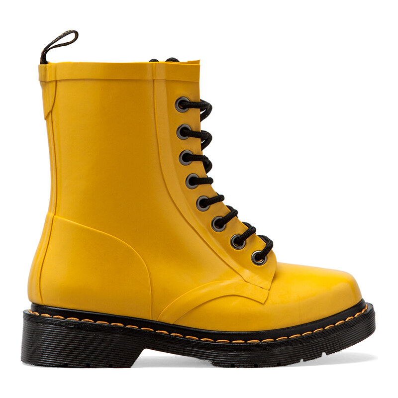 Dr. Martens Drench 8-Eye Rain Boot in Yellow