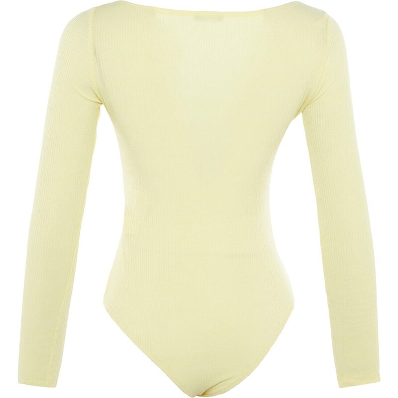 Trendyol Yellow Knitted Bodysuit