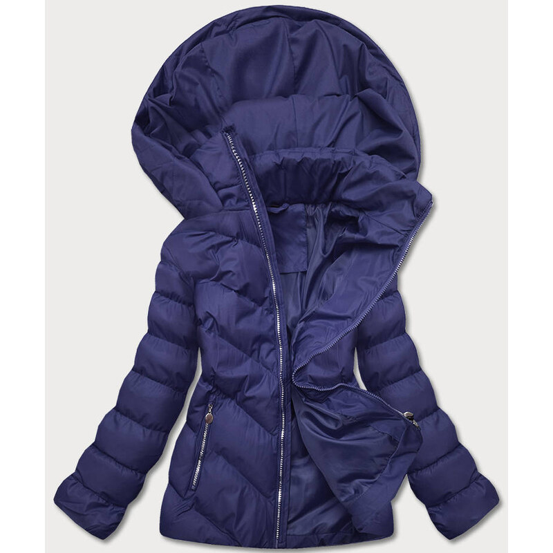 J.STYLE Dámská krátká zimní bunda tmavě modrá (5m725-215) 97900198