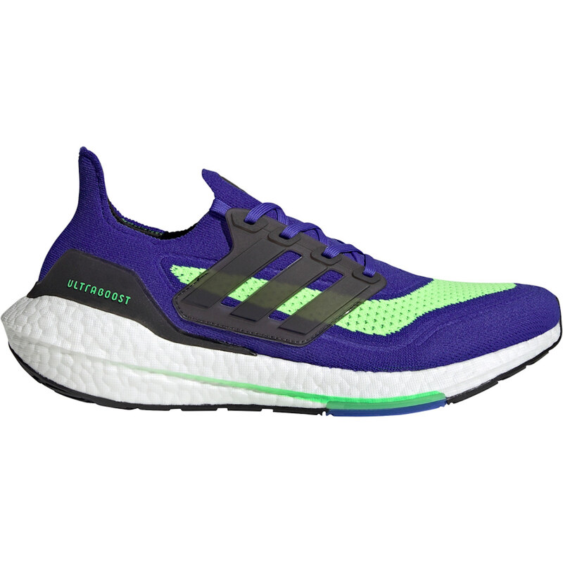 Pánské běžecké boty Adidas Men Ultra Boost 21 Blue/Black/Green