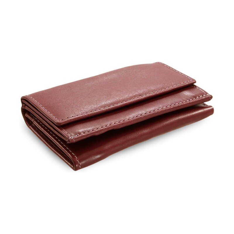 Arwel Burgundy dámská kožená mini peněženka 511-4392A-34 97330725