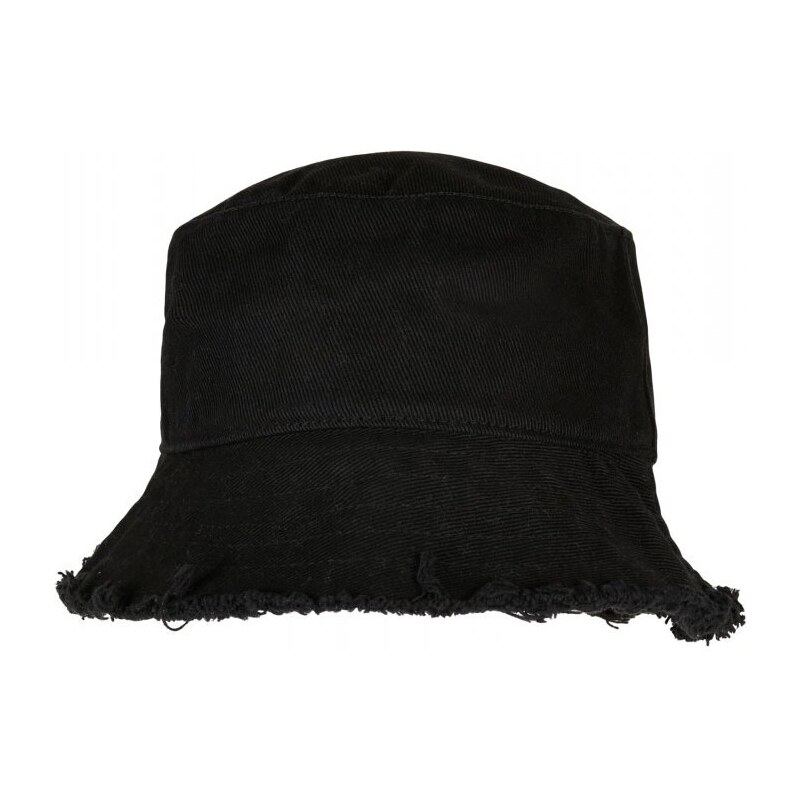 URBAN CLASSICS Open Edge Bucket Hat - black