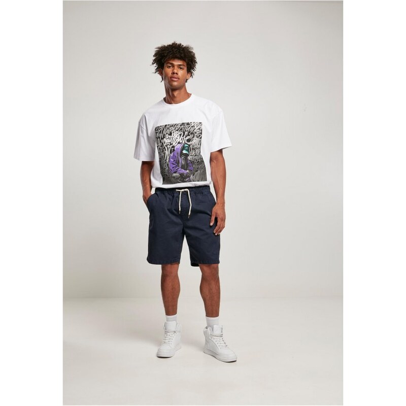 Southpole Twill Shorts - midnightnavy